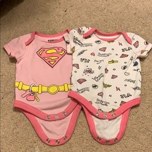 Superwoman baby onsies
